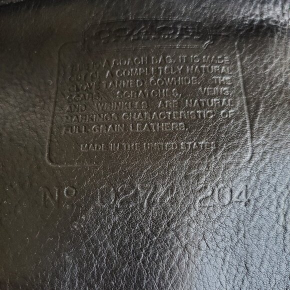 EUC Vintage Coach Gallery Bag (#4028) in Black – Lightweights Collection - Picture 13 of 14